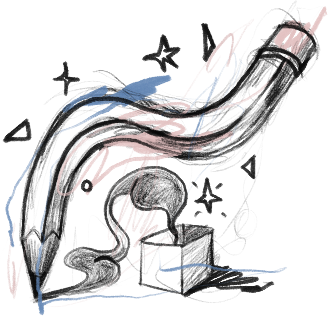 Illustration of a pencil 